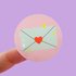 5 x Happy Mail Envelope Stickers_