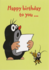 Postcard Krtek - Der kleine Maulwurf - Happy birthday to you... (the little mole)_
