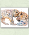 Organic Postcard - Watercolour Baby Leopard_