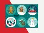 Stickervel Christmas by Heleen van den Thillart_