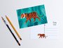 Postcard Set Wild Animals by Heleen van den Thillart_