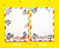 Happy Mail Double sided A5 memopad by Dreamchaserart_