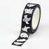 Halloween Washi Masking Tape | Black with Ghosts_