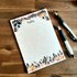 A5 Foxes Notepad - by TinyTami_