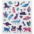 Seal Sticker with Silver Foil | Galaxy Animals_