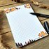 A6 Kawaii Foxes Notepad - by TinyTami_