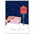 Mail for Santa Postcard + Envelope by LittleLeftyLou_