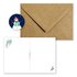 Mail for Santa Postcard + Envelope by LittleLeftyLou_