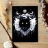 Postcard Fenrir, Skall & Hati Wolf by TinyTami_