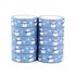 Washi Tape | Blue with Snowmen and Snow Crystals_