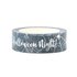 Washi Tape | Halloween Night Spiderwebs  - with Silver Foil _