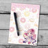 A5 Donut Chibi Magicalgirl Notepad - by Hidekos Artwork_