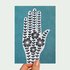 Postcard Hamsa Hand (White) - Karina Moller Art_