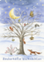 Postcard | Zauberhafte Weihnachten / Magical Christmas (animals on a wintry tree)_