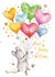 Carola Pabst Postcard | Happy Birthday (Mouse)_