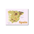 Postcard Craft Only Happy Things | Map of Spain_