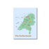 Postcard Craft Only Happy Things | Map of the Netherlands_