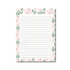 A5 Flowers Notepad - Double Sided_