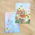 Postcard Collecting flowers - Romyillustrations_