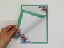 A5 Notepad Flowers - by StationeryParlor_