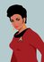Pop Art Postcard | Star Trek Nyota Uhura_