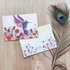 Postcard bird and the red flowers - Romyillustrations_