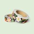 Flowers on Black Washi Tape - Muchable_