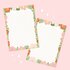 A5 Flowers Notepad - Double Sided by muchable x nienke_swapt_