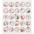 Seal Sticker with Glitter Foil | Christmas polar fun 1-24_