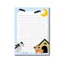 A5 Halloween Dogs Notepad - Double Sided_