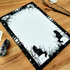 A5 Gothic Galaxy Cats Notepad - by TinyTami_