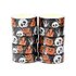 Washi Tape | Black Halloween with skulls, haunted house and pumpkins_
