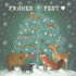 Postcard Joanne Cave Advocate Art | Frohes Fest (animals under the Christmas tree)_
