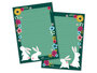 A5 Rabbit Bloom Notepad by Heleen van den Thillart_