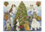 Postcard | Anticipation (dogs under the Christmas tree)_