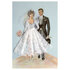 Textile Folded Card | Flamenco Wedding_