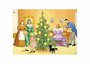 Elsa Beskow Postcard | Peter en Lotta vieren kerst_