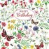 Kerstin Heß Postcard | Happy Birthday (bloemen, vlinders)_