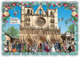 PK 8018 Barbara Behr Glitter Postcard | Lyon - Saint-Jean Baptiste _