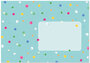 Envelop Set C6 - m-illu funny friends - polka dot on blue_
