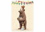 Rosi Hilyer Postcard - happy birthday - bear_