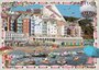 PK 8050 Barbara Behr Glitter Postcard | Bournemouth Pier_