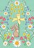 Postcard Belle and Boo | Daffodil Teal_