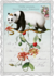 Auguri by Barbara Behr Glitter Postcard | Panda_