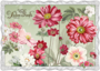 Auguri by Barbara Behr Glitter Postcard | Vielen Dank (Flowers)_