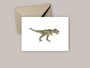 Postcard from Studio Poppybird - Tyrannosaurus Rex_