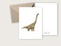 Postcard from Studio Poppybird - Brachiosaurus_