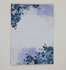 A5 Notepad Blue Flowers - by StationeryParlor_