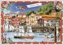 PK 8066 Barbara Behr Glitter Postcard | La France - Ciboure, Le port_