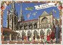 PK 8070 Barbara Behr Glitter Postcard | La France - Bayonne, Cathédrale_